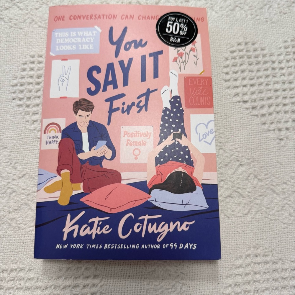 You Say It First Book by Katie Cotugno Paperback